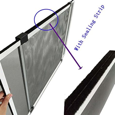 Flyzzz Adjustable Sliding Window Screen Ways Aluminum Frame