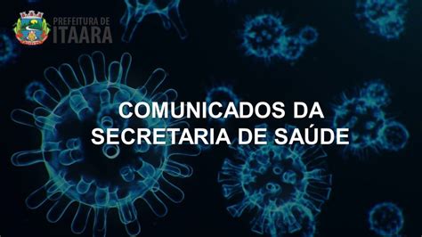 Comunicado Da Secretaria De Saúde Vacinação Covid 19 Prefeitura