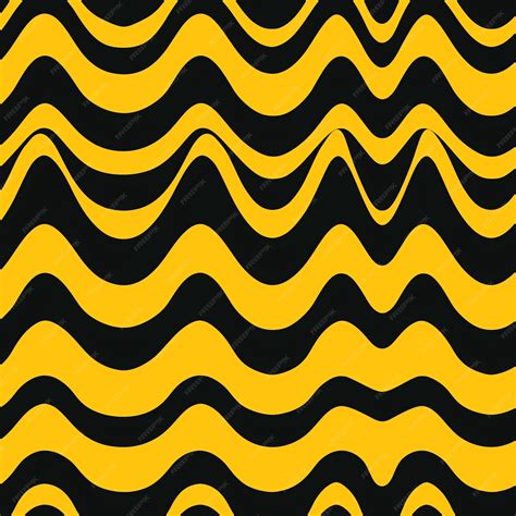 Premium AI Image | A black and yellow pattern