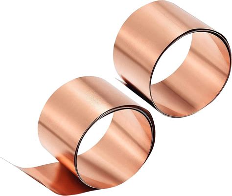 Amazon Hubceuo Copper Sheet Roll Metal Foil Plate Mm X Mm X