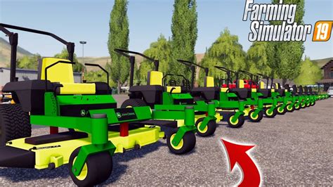 Fs19 John Deere Ride On Mower Mods