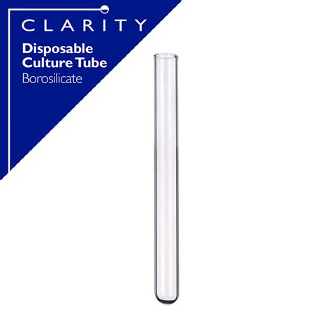 Disposable Culture Tube Borosilicate Glass Smith Scientific