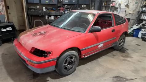 Jdm Meets American Muscle Honda Crx Gets 500 Hp Chevy V8 And Rear Wheel Drive