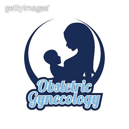 Obstetrics Gynecology Icon For Doctor Or Clinic Vector Illustration