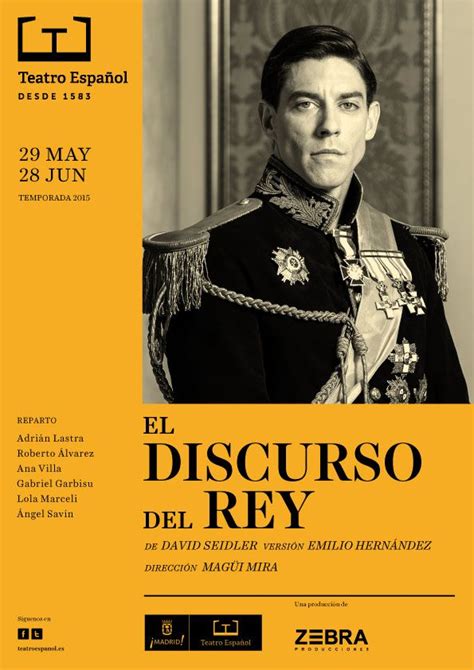 El Discurso Del Rey En El Teatro Español Madrid Es Teatro