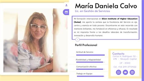 Lic María Daniela Calvo Cv 2023