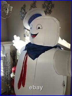 Huge Gemmy Ghostbusters Stay Puft Marshmallow Man Airblown Inflatable