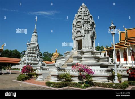 Stupa Of Princess Kantha Bopha Stupa Of King Norodom Suramar Royal