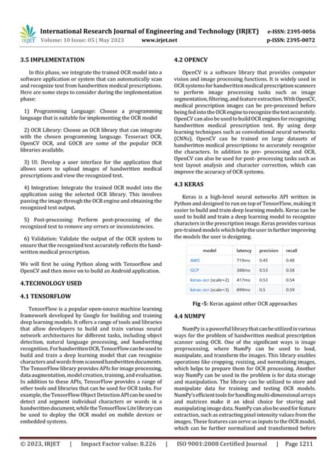 Medical Prescription Scanner Using Optical Character Recognition Pdf