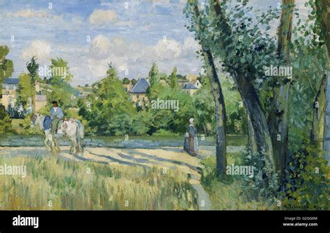 Camille Pissarro Sunlight On The Road Hi Res Stock Photography And