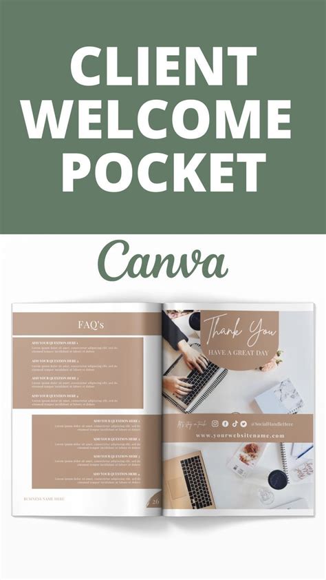 Client Welcome Packet Template Client Onboarding Welcome Packet Bundle Artofit