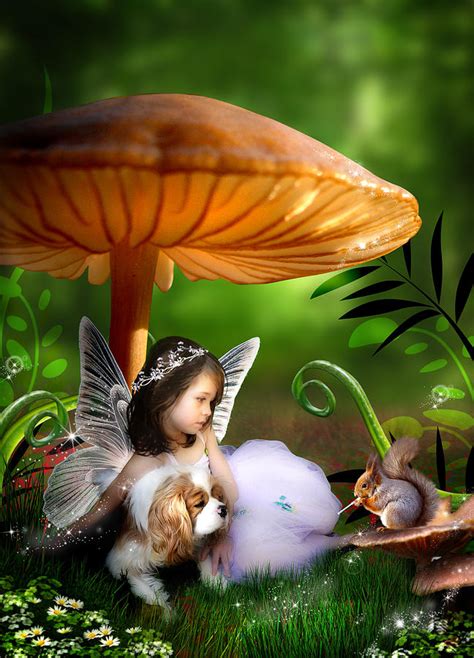 Fairy Woodland Digital Art By Julie L Hoddinott
