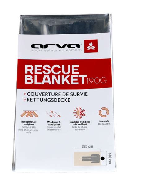 Arva RESCUE BLANKET 190 G AdamSPORT Hu