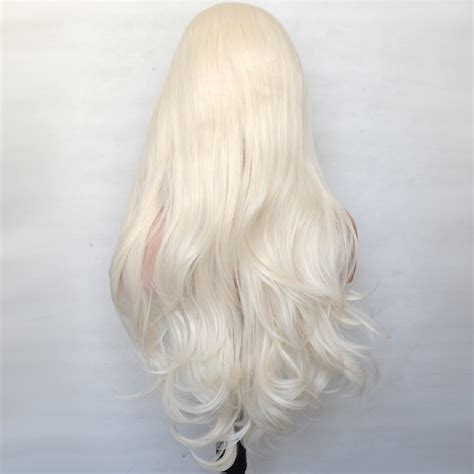 Vogue Beauty Platinum Blonde Synthetic Lace Front Grandado