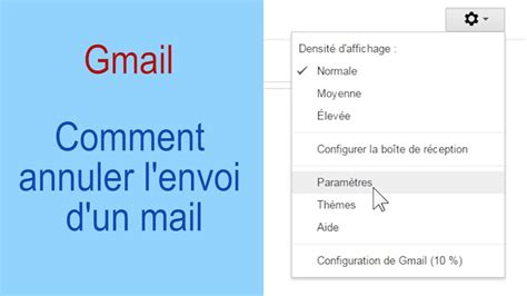 Comment Annuler L Envoi D Un Mail Gmail Youtube