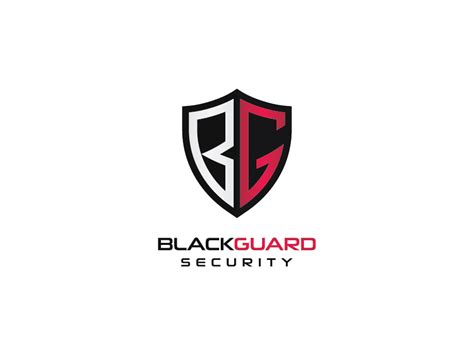 Masculine Bold Security Logo Design For The Word Blackguard Alone