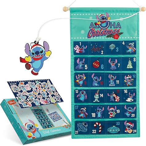 Disney Calendrier De Lavent Stitch Calendrier Mural Remplir