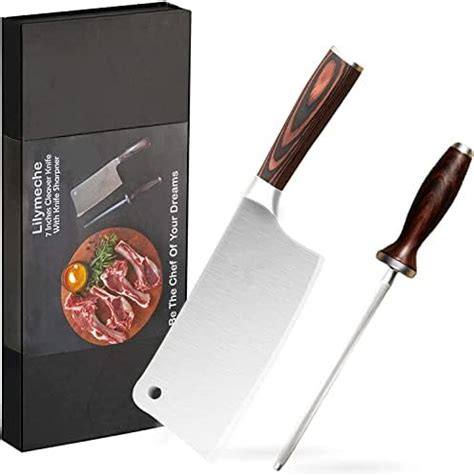 Amazon Juvale Meat Cleaver Bone Chopper For Chef Meat Cutting