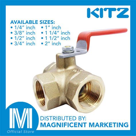Kitz Japan Brass 3 Way Ball Valve Aktn Type 400 Psi 400 Lazada Ph