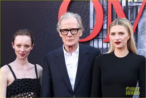 Nell Tiger Free Bill Nighy More Attend The First Omen Premiere In