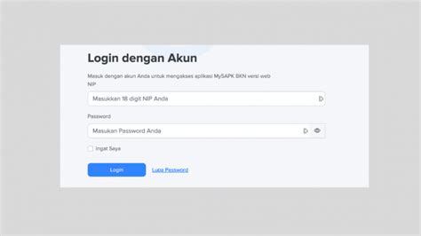 Tutorial Cara Login My Sapk Bkn Dengan Mudah