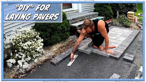 Diy Paver Walkway Polymeric Sand Techo Bloc Eva Youtube