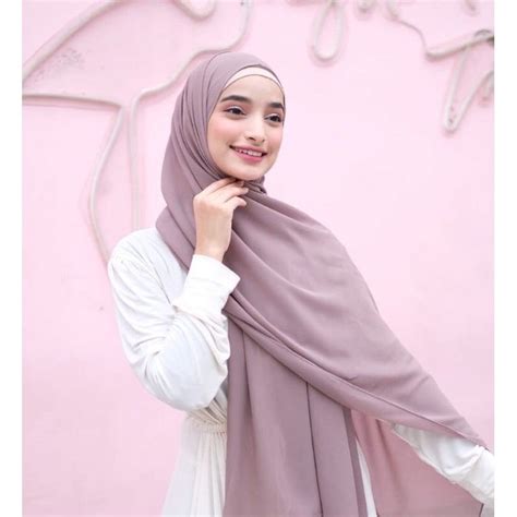 Jual Pashmina Ceruty Babydoll X Cm Shopee Indonesia