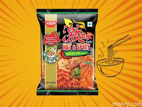 Nissin Hot And Spicy Korean Veg Noodles Review Mishry 2024