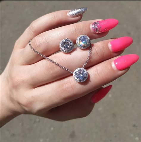 Комплект Tiffany Тиффани Круглый (кулон+серьги) ⋆ Тиффани
