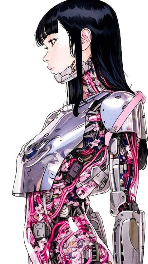 Pin By Camila On Art In 2024 Cyberpunk Art Cyborgs Art Robot Concept Art