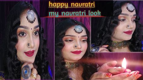 Navratri Makeup Look My Navratri Look Happy Navratri 🙏 Jai Mata Di🙏