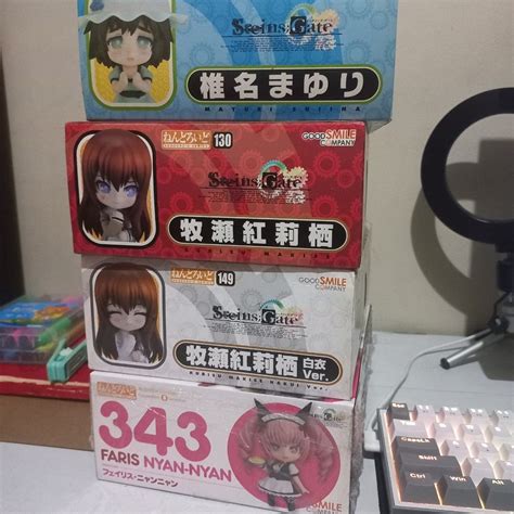 Steins Gate Set Nendoroid Hobbies Toys Toys Games On Carousell