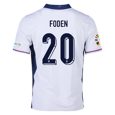 Phil Foden - England 24/25 Home Jersey - SideJersey