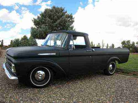 Purchase Used 1961 Ford F 100 Unibody Unibody Classic Pickup 292 Y