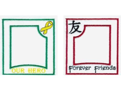 Machine Embroidery Designs - All Occasion Frames Set