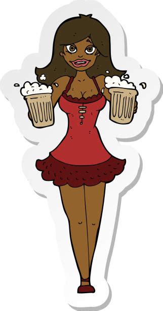 70 Pin Up Waitress Cartoons Stock Illustrations Royalty Free Vector