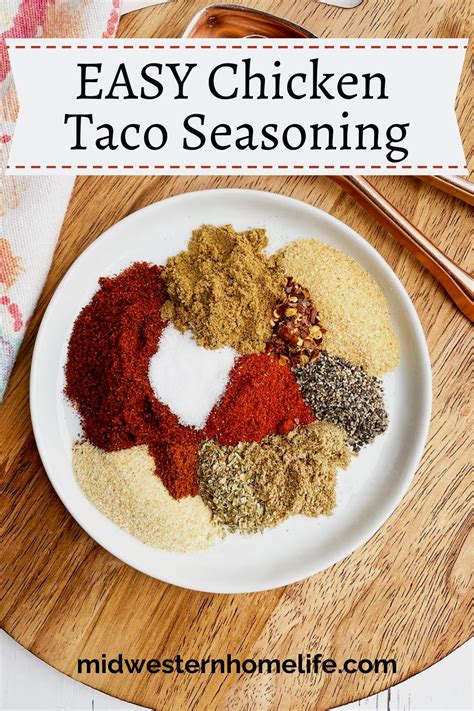 The Best Chicken Taco Seasoning Midwestern Homelife