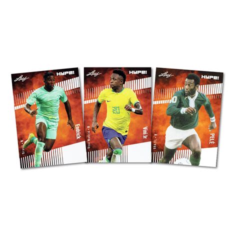 Past Present Future Brazil Soccer 3-card Lot Pele, Vini Jr, Endrick
