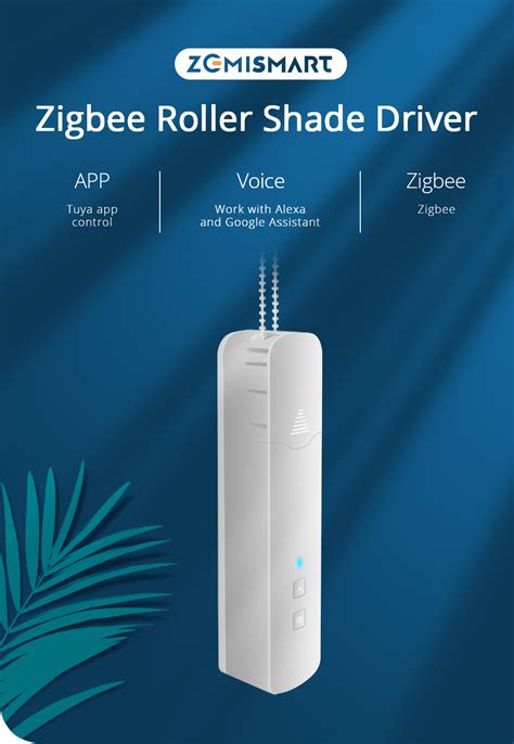 Zemismart Updated Tuya Zigbee Roller Shade Driver Diy Roller Shutter