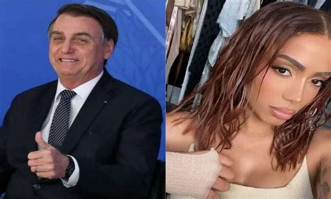 Jair Bolsonaro Responde Anitta Converso Brasileiros Folha Destra