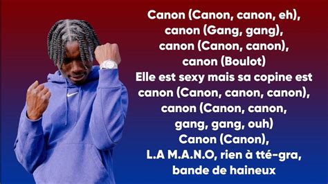 La Mano 1 9 Ft Niska Canon Paroles Lyrics YouTube