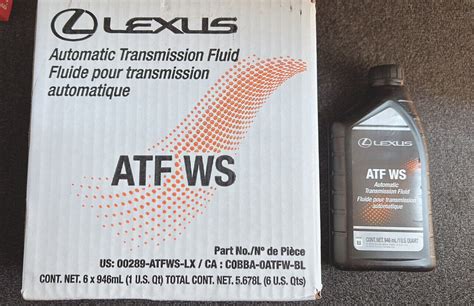 Latest Model Toyota Lexus ATF WS World Standard Transmission Fluid