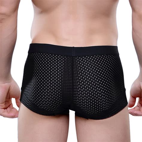 New New Sale Mens Panties Breathable Mesh Silk Mens Boxer Underwear