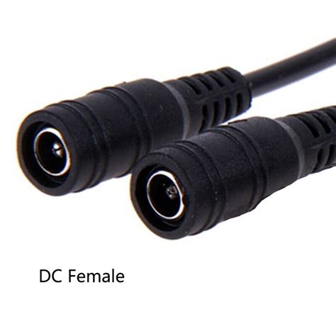 5 5x2 1mm Male Female DC Power Socket Jack Plug Wire Connector Cable