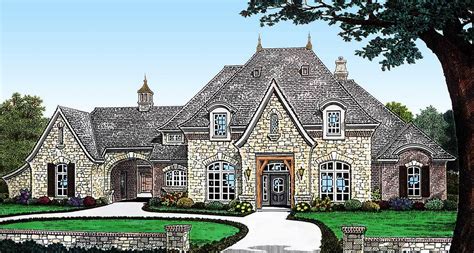 Elegant 4 Bedroom French Country Home Plan - 48515FM | Architectural ...