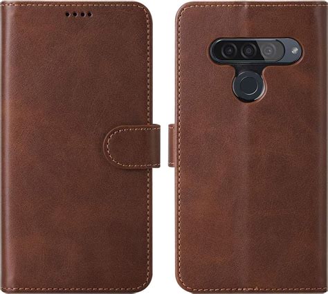 Cresee Lg G S Thinq H Lle Pu Leder Tasche Mit Kartenf Cher