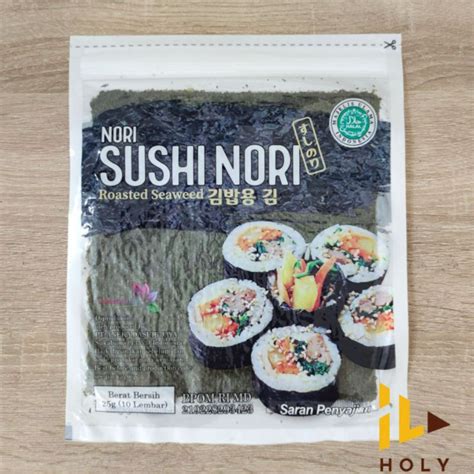 Jual JSF Sushi Nori Gold Rumput Laut Isi 10 Lembar Shopee Indonesia