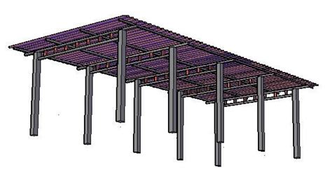 Planos De Cobertizo Para Garage En Cubiertas Estructuras Detalles