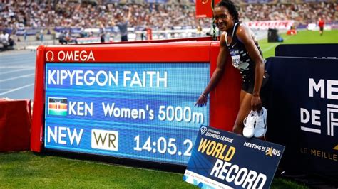 Faith Kipyegon Lamecha Girma Smash World Records At Dazzling Diamond