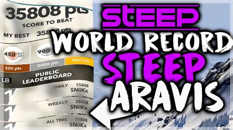 STEEP Steep Aravis World Record Score 35 808 By SniiKz YouTube